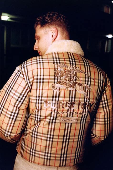 supreme new york burberry|Burberry x supreme 2022.